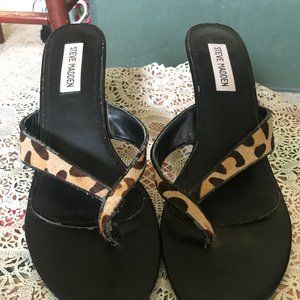 Steve Madden Women Size 8 M Animal Print Sandal